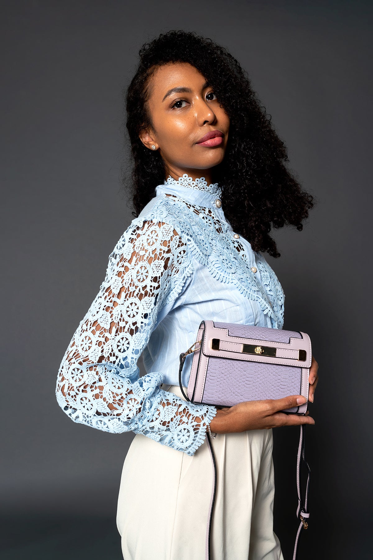 Etta Vegan Snake Crossbody - Jen & Co. vegan handbag