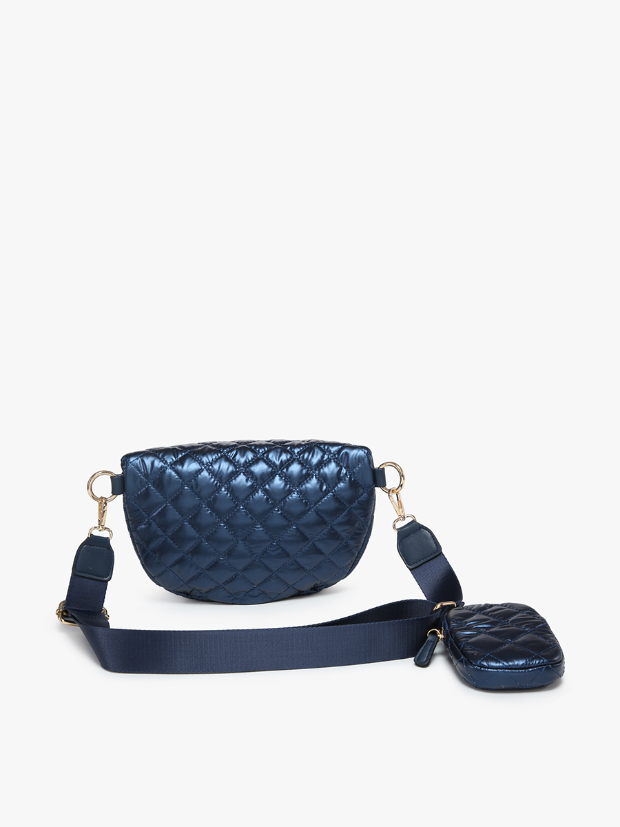 Arianna Vegan Nylon Belt Bag - Jen & Co. vegan handbag