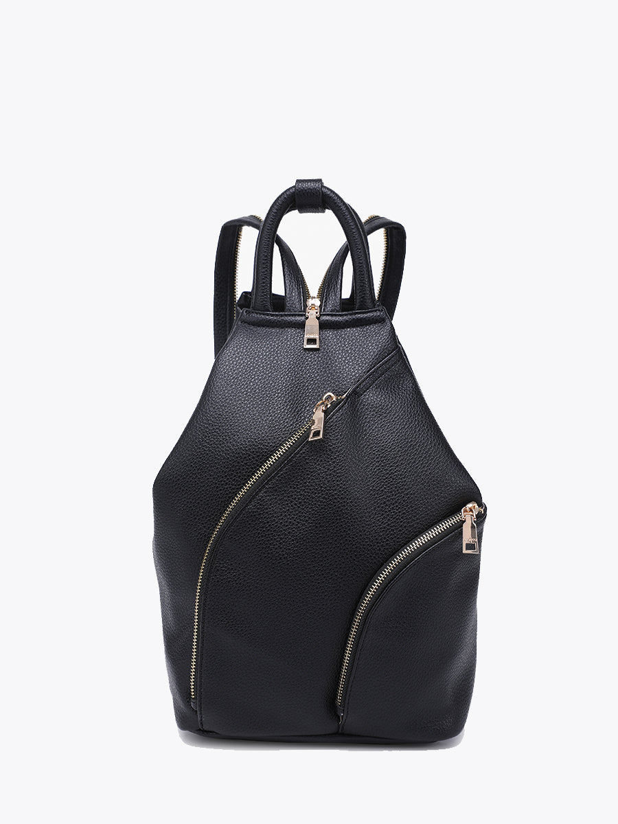 Maura Vegan Backpack Black - Jen & Co. vegan handbag