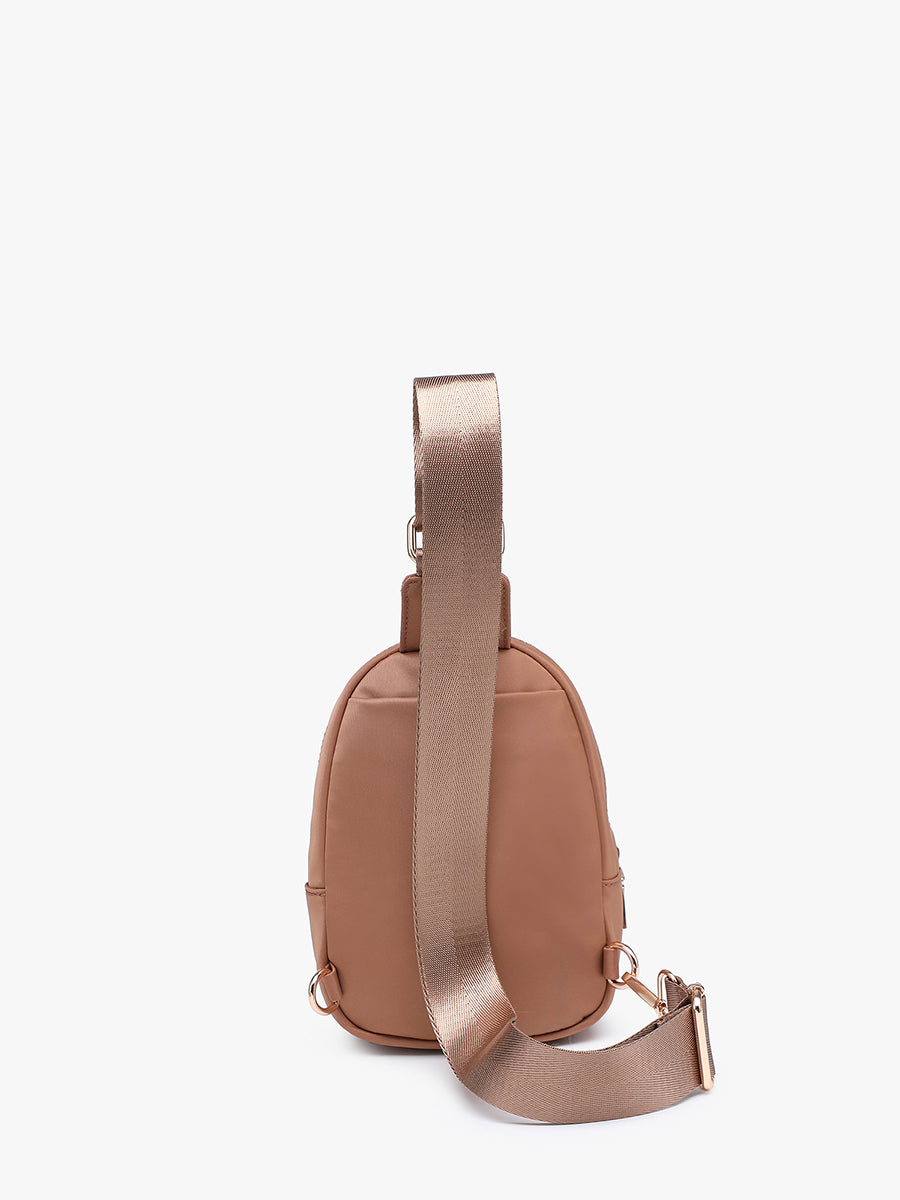 Michelle Nylon Sling Bag - Jen & Co. vegan handbag