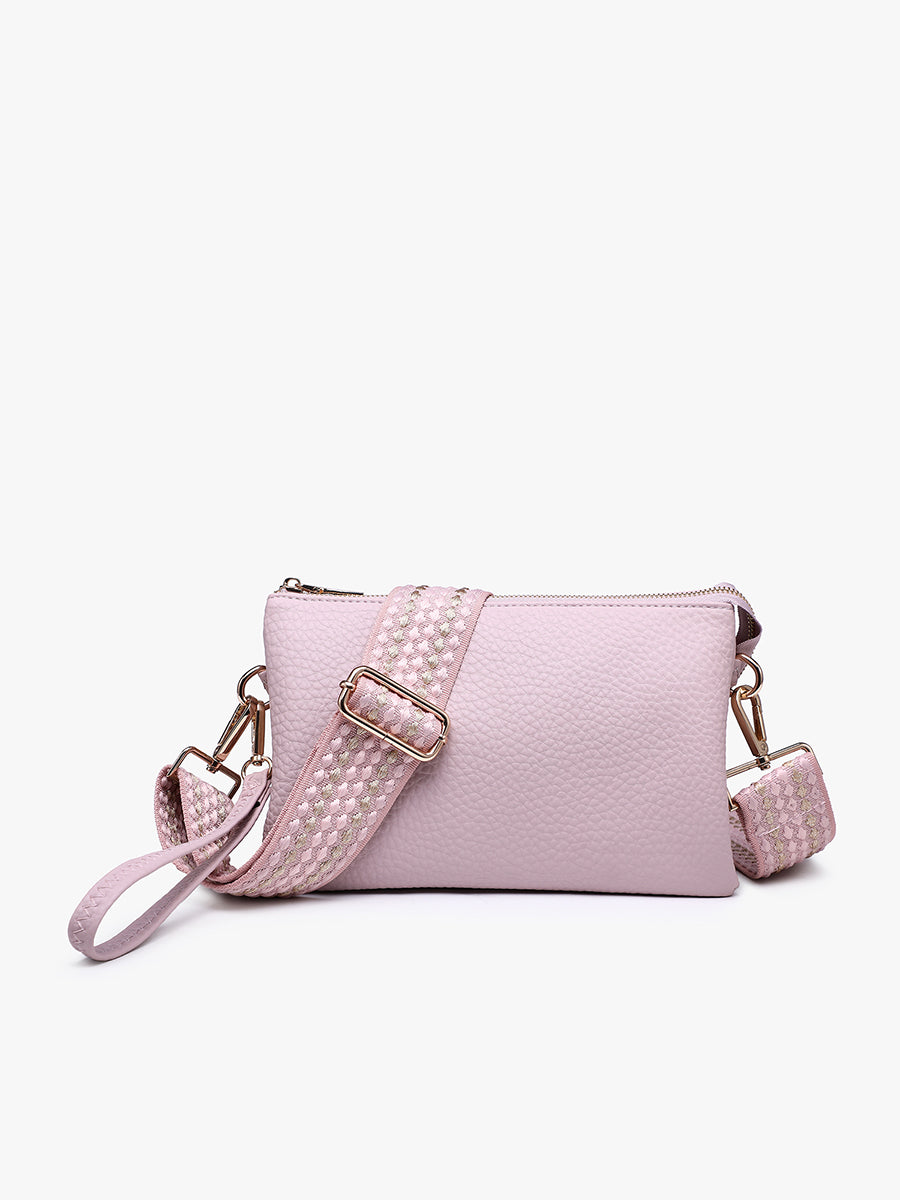 Izzy Vegan Crossbody Pastel Purple - Jen & Co. vegan handbag