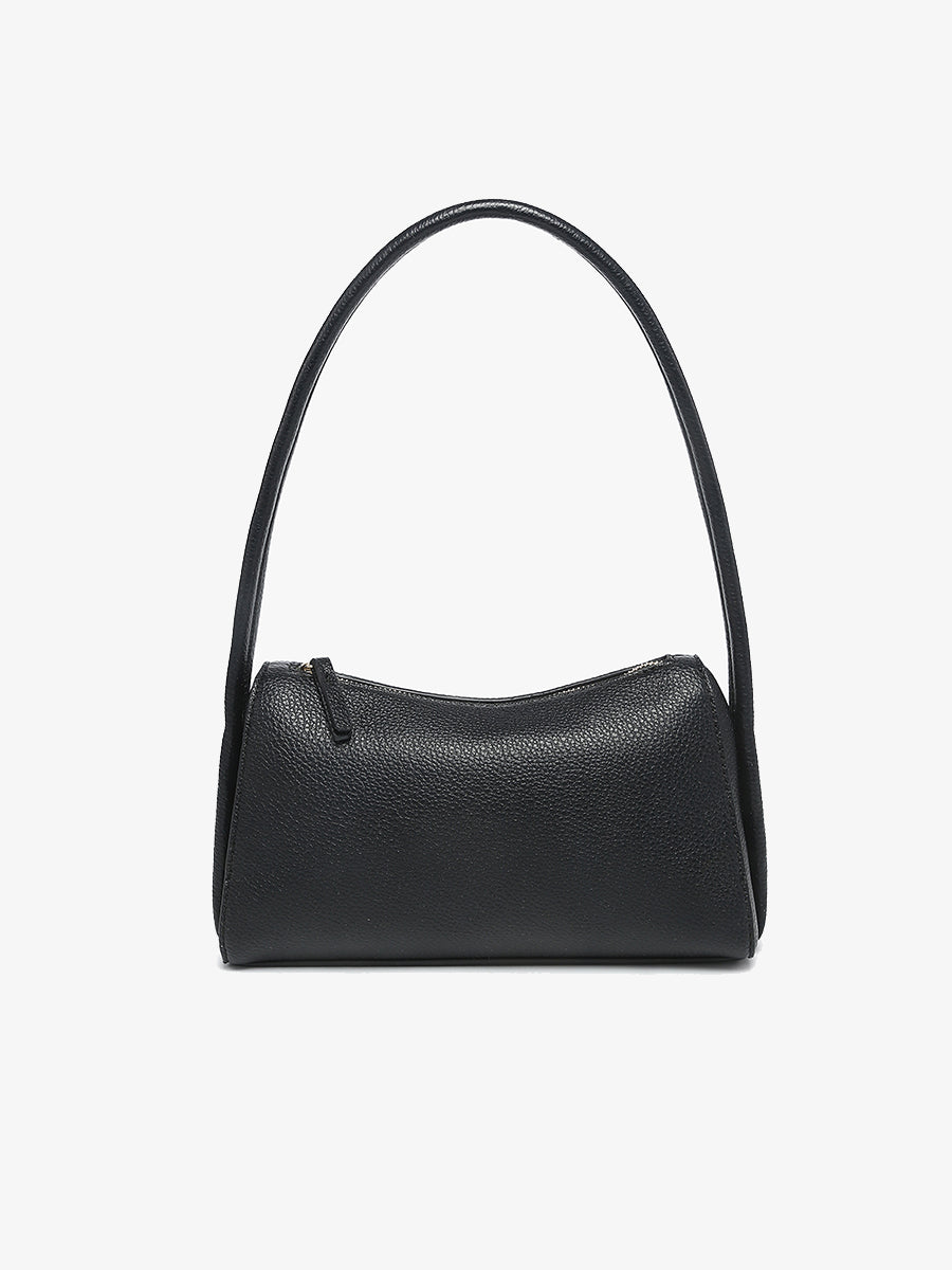 Leona Vegan Shoulder Bag Black - Jen & Co. vegan handbag