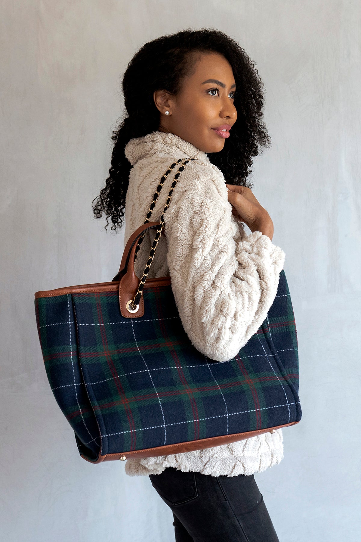 Kristina Vegan Satchel - Jen & Co. vegan handbag